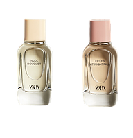 Парфумована вода для жінок ZARA комплект Nude Bouquet + Fields At Nightfall Perfume 2x100ml