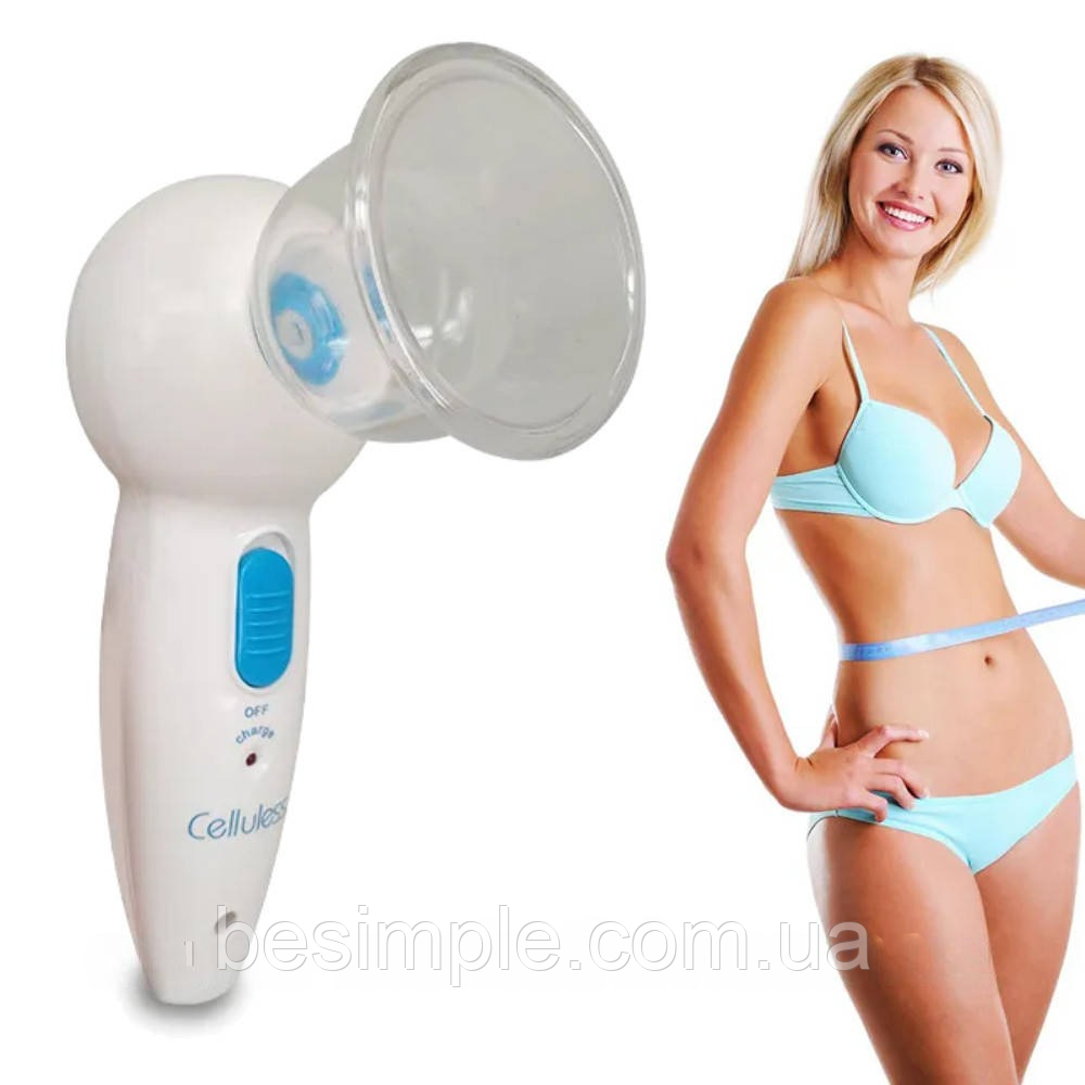 Антицелюлітний масажер вакуумний Cellules MD / Роликовий масажер від целюліту, фото 1