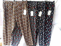 Штаны женские батальные, штапельные, темных цветов (10XL-14XL) (размер 10XL)