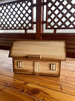 Хлібниця дерев'яна ручної роботи деревина бук 36 см * 18,5 см, висота 24.5 см