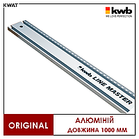 Лінійка прецизійна з пазами KWB LINE MASTER 1000 мм Анодований алюміній