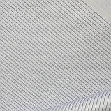 Тканина Котон костюмний білий в чорну тонку смужку залишок рулону 1 м, фото 2