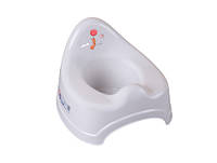 Дитячий горщик, сірий, білий, синій