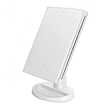 Дзеркало Superstar Magnifying Mirror з підсвічуванням потрійне косметичне дзеркало — MM-001, білий, фото 4