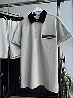 Мужской летний комплект футболка-шорты (светло-серый) красивая одежда из Турции МоKN21