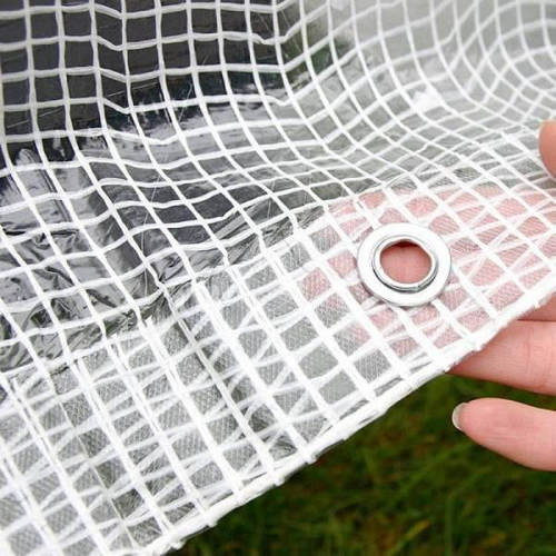 Тент водостойкий армированный 100г/м² 5х8м усиленный тарпаулин на ...