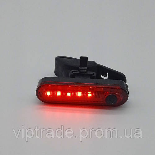 Задняя велосипедная фара L-056, красная, встроенный аккумулятор (ID ...