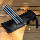 Палички для їжі суші та лапші титанові складні 230 мм. Tomshoo., фото 2