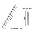 Палички для їжі суші та лапші титанові складні 230 мм. Tomshoo., фото 4