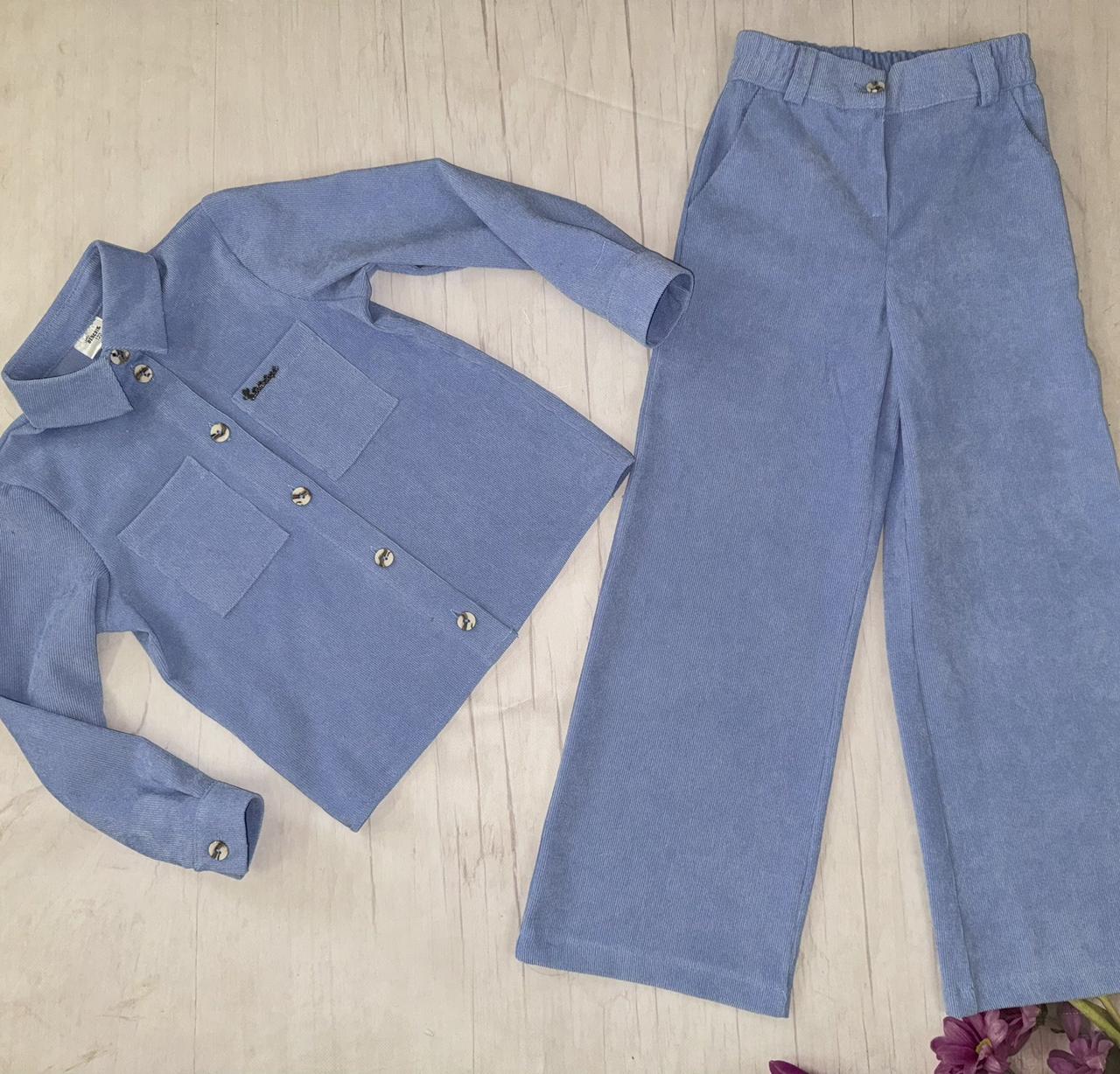 Костюм для дівчинки вельвет Мрія | на зріст 122-152р.