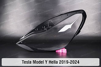 Скло фари Tesla Model Y Hella (2019-2024) ліве