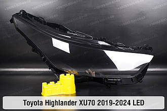 Скло фари Toyota Highlander XU70 LED (2019-2024) IV покоління праве