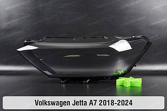 Скло фари VW Volkswagen Jetta A7 (2018-2024) VII покоління ліве