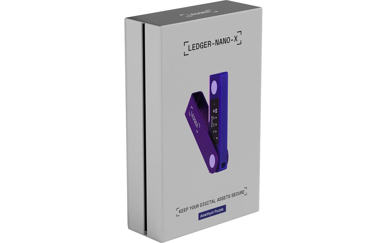 Ledger Nano X Original Amethyst Purple Криптокошелек - фото 2 - id-p2123396072