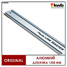 Лінійка прецизійна з пазами KWB LINE MASTER 1200 мм Анодований алюміній