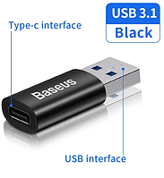 Переходник адаптер OTG Baseus с USB на Type C