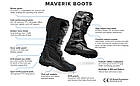 Мотоботи ботинки для мотокросу Fly Racing Maverik Boot Black Розмір 9 43, фото 2