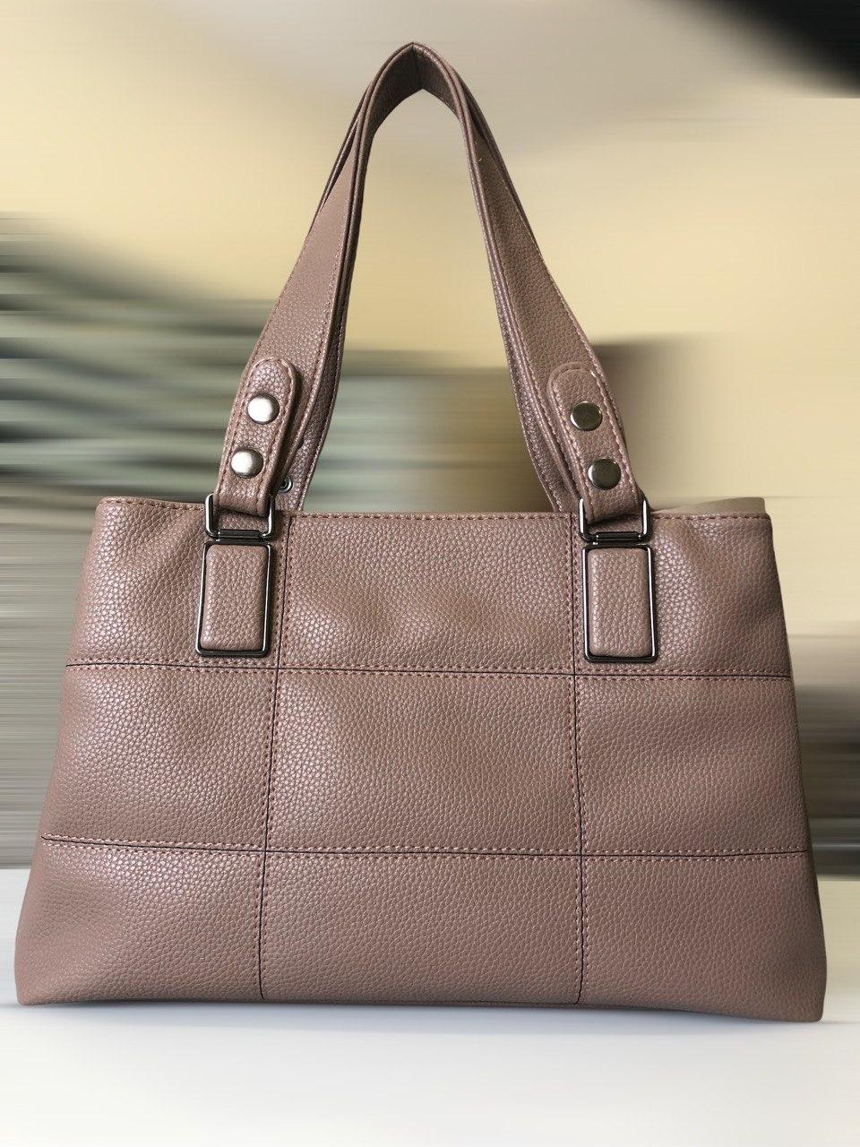 Сумка тоут жіноча Betty Pretty з шкіри визон 955R959VIZON