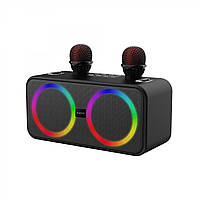 Портативная колонка караоке HAVIT HV-SK856BT 20W RGB Black