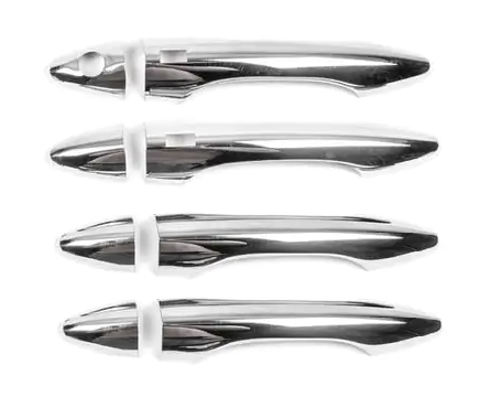 Хром накладки Hyundai IX35 2010-2015 на ручки Хюндай айх35 (з чіпом 4шт нержавіюча сталь), фото 1