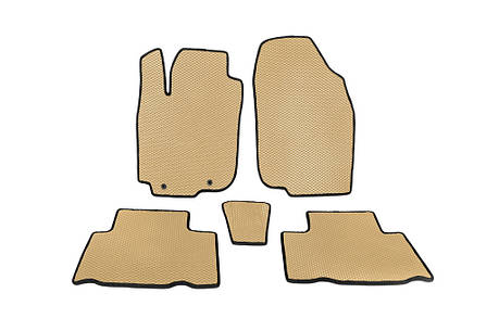 Килимки EVA Бежевий для Toyota Rav 4 2006-2013 рр, фото 1