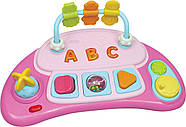 Ходунки дитячі FreeON (регулювання висоти, 3 положення, ігрова панель) ABC Pink 35351 Рожеві, фото 2