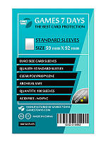 Протектори Games7Days (59 x 92 мм) Standard Euro Size (100 шт)