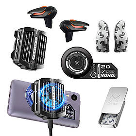 Ігровий комплект MEMO телефону: пластина VC01, кулер магнітний Пельтьє CX12, напальчники FS02 тригери R15 REX