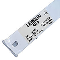 LED світильник лінійний Т5 Lebron 8W 4100K 600мм 220V L-T5-PL 13-20-04, фото 4