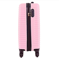 Дорожня Валіза на колесах для подорожей Semi Line 24" (M) Pink Cream (T5573-4) Польща, фото 4