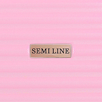 Дорожня Валіза на колесах для подорожей Semi Line 24" (M) Pink Cream (T5573-4) Польща, фото 7