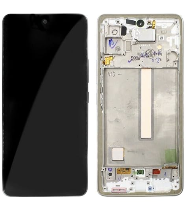 Дисплей (екран) для Samsung A536B Galaxy A53 5G + тачскрин, чорний, OLED, гарної якості, з вузькою рамкою, з