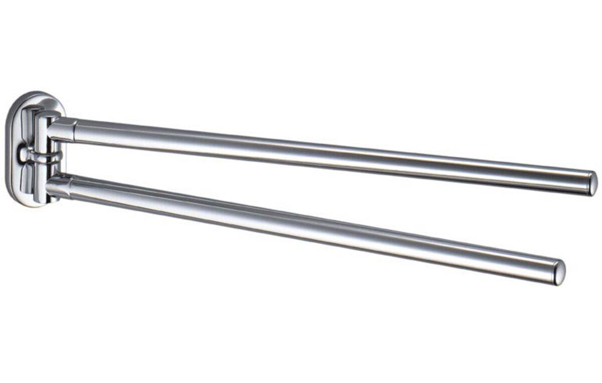 Вішалка подвійна 34,5 см хром Colombo B2212 Bart, фото 1