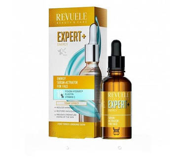 Сироватка для обличчя Revuele Expert+ Energy Serum Expert Tonic Effect 30 мл