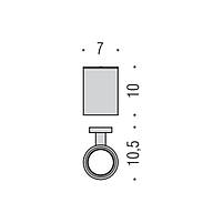 Colombo W4902 PlusСклянка підвісна хром, фото 2