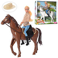Кукла с лошадкой Defa 8466 (2 вида) кукла с конем, кукла наездница