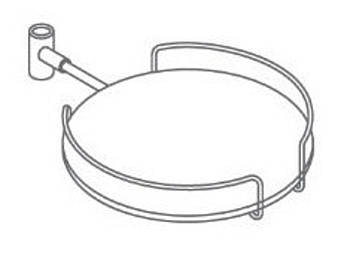 Colombo B1226C MeloПоличка кола хром