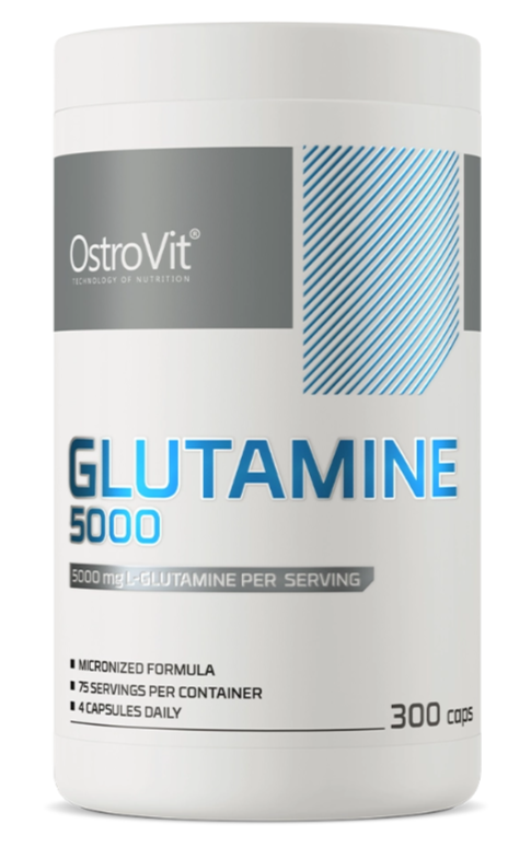 Glutamine 5000 мг OstroVit 300 капсул, фото 1