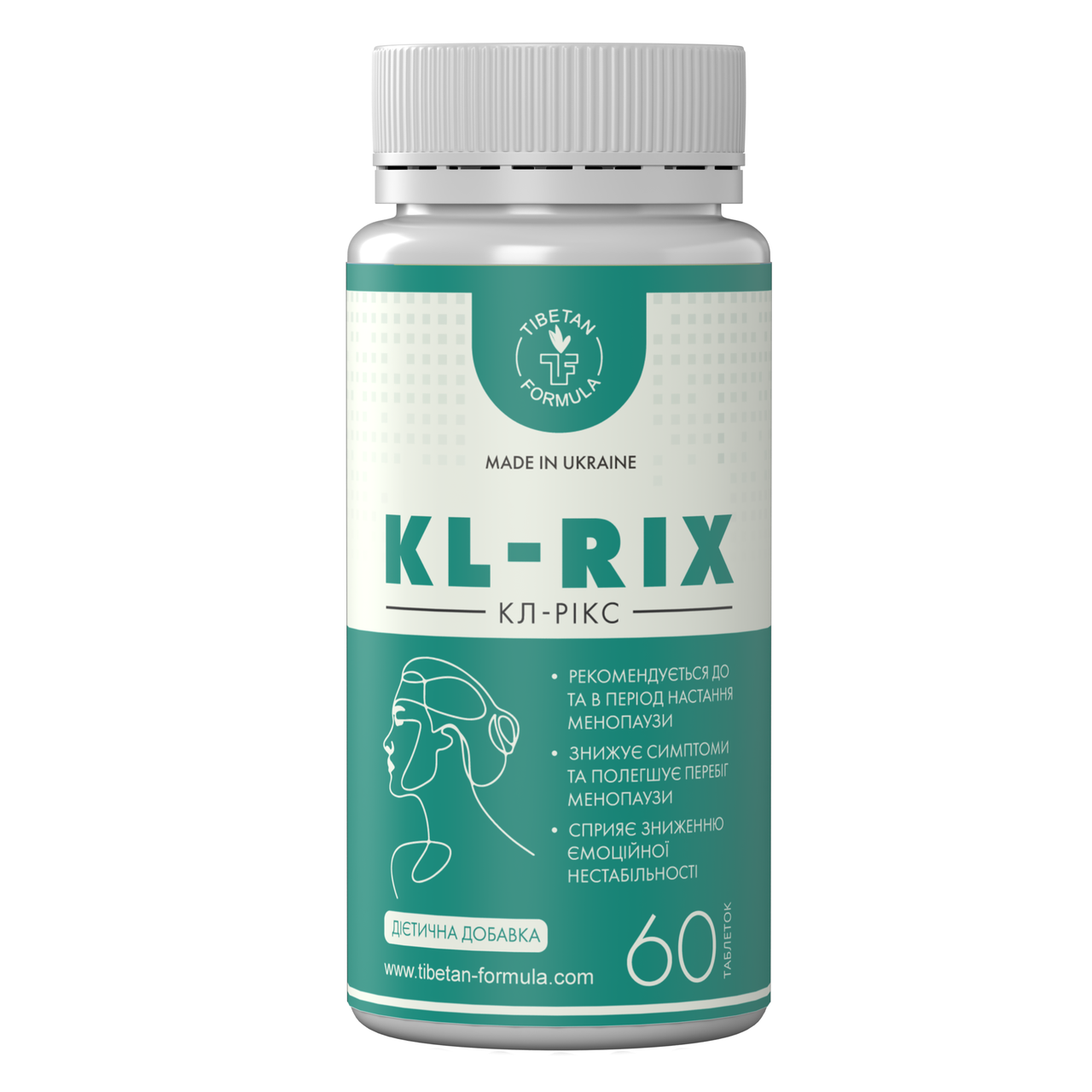 КЛ рікс Клімактерикс у період менопаузи 60 капсул Tibetan formula