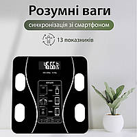 Электронные фитнес весы с Bluetooth и приложением для смартфона Scale one до 180 кг