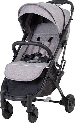 Прогулянковий візочок FreeON (5-ти точковий ремінь безпеки, регульована підніжка) DIAMOND Grey 38220 Сіра, фото 1