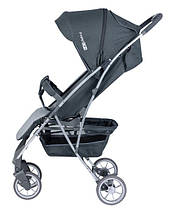 Прогулянковий візочок FreeON (0+, регулювання спинки, 5-ти точкові ремені безпеки) LUX Grey 44534 Сіра, фото 2