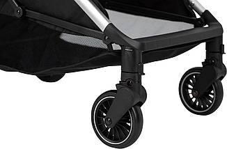 Прогулянковий візочок FreeON(5-ти точковий ремінь безпеки, регульована спинка) Unique Silver 48846 Срібло, фото 5