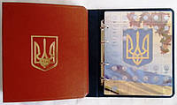 Альбом для регулярных и памятных монет Украины " Червона Калина" 1992-2023гг.