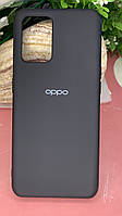 Чехол накладка бампер Oppo A74 4g Silicone Case Full for Oppo A74 4g Black