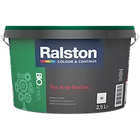 Ralston Anti-Reflex 5 BW матовая краска для стен и потолков, 2.5 л