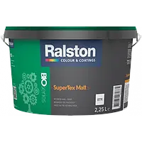 Ralston SuperTex Matt 5 BTR, краска для внутреннего применения, 2.25 л