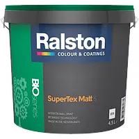 Ralston SuperTex Matt 5 BTR, краска для внутреннего применения, 4.5 л