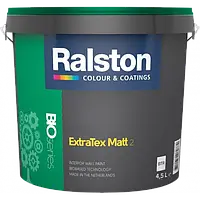 Ralston Extra Tex Matt 2 BTR, матовая краска для внутреннего применения, 4.5 л