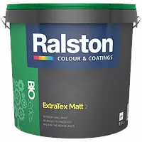 Ralston Extra Tex Matt 2 BTR, матовая краска для внутреннего применения, 9 л